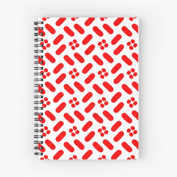 Item preview, Red and White Seamless Abstract Pattern designed and sold by patternologyy.