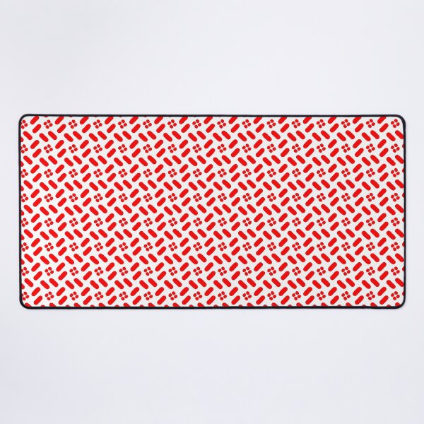 Item preview, Red and White Seamless Abstract Pattern designed and sold by patternologyy.