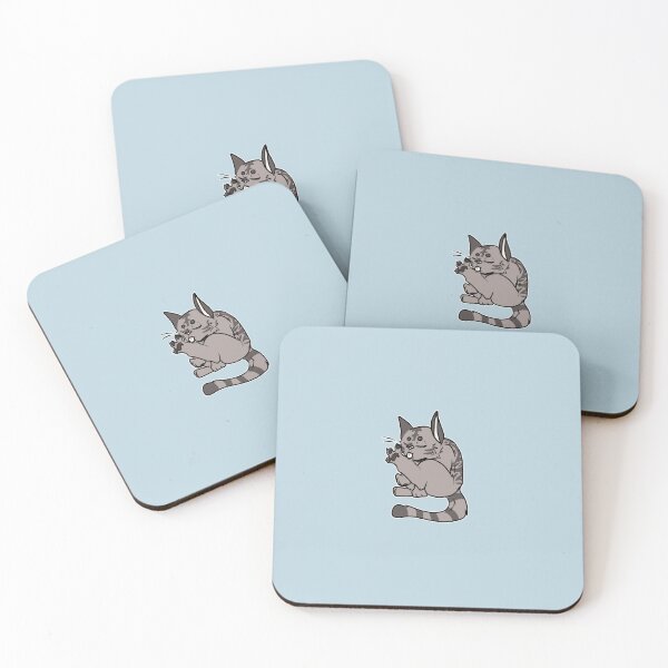Item preview, bathtime - beige tabby designed and sold by toadtopia.