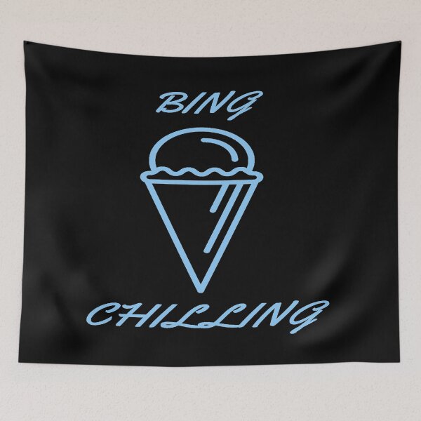 Item preview, BING CHILLING - ICE CREAM MEME designed and sold by ArtzandDesignz.