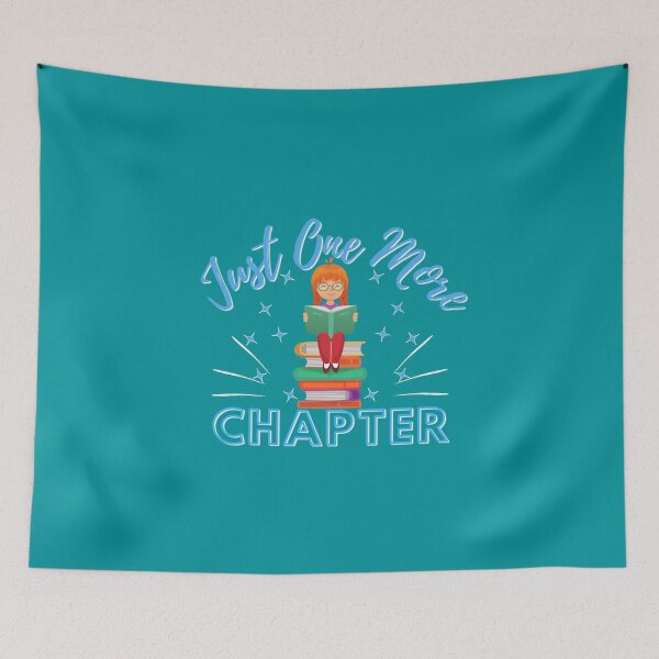 Item preview, Just One More Chapter (light blue) designed and sold by Novelty-Shirts.