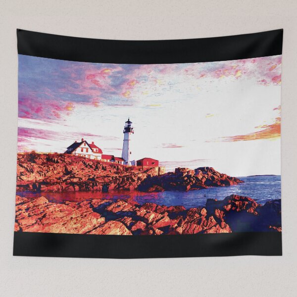 Item preview, A Lighthouse in New England designed and sold by Cyrus777.