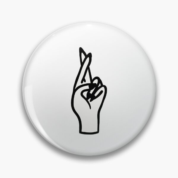 Item preview, Fingers crossed white designed and sold by Mermaidssparkle.
