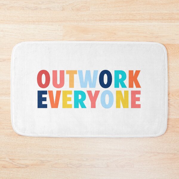 Item preview, Outwork Everyone | Motivational Mantra Quote designed and sold by MotivationSpark.