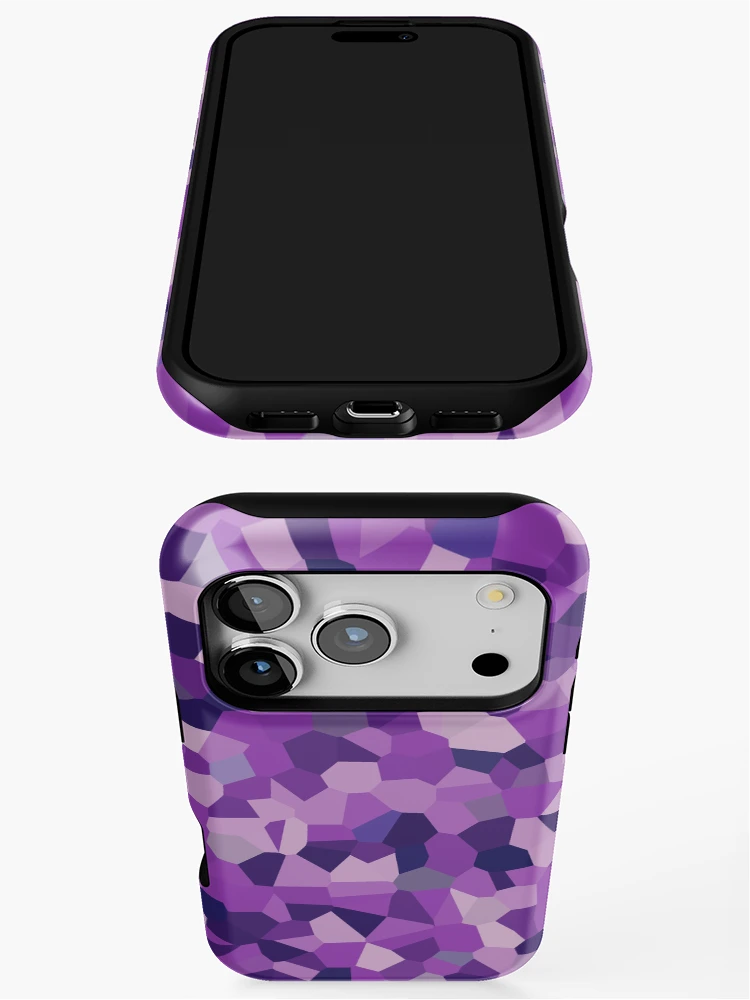 Thumbnail 3 of 4, iPhone Case, Violet pattern art designed and sold by Work of art Shop.