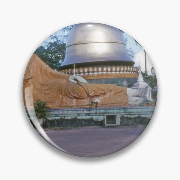 Item preview, 1970s - View of a Resting Buddha and a Pagoda, Myanmar, Burma designed and sold by thatwaslife.