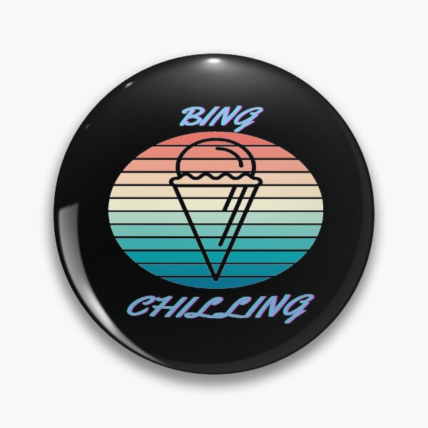 Item preview, BING CHILLING - ICE CREAM MEME designed and sold by ArtzandDesignz.