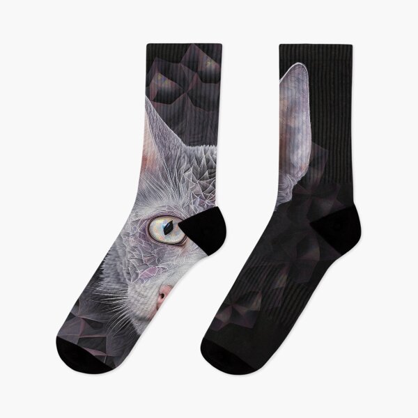 Item preview, A Fractal Portrait of a Lykoi Cat designed and sold by Daniel Leighton.