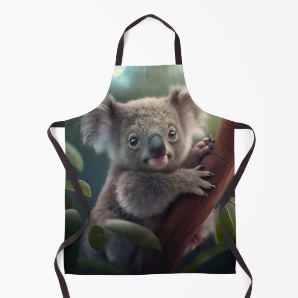 Item preview, Cute Baby Koala on Tree Branch Digital Painting designed and sold by CodeAndColors.