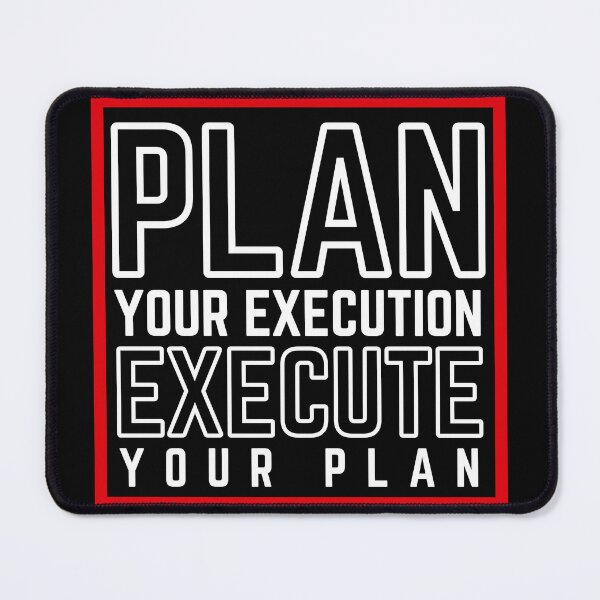 Item preview, Plan Your Execution Execute Your Plan 2 designed and sold by KingsManKind.