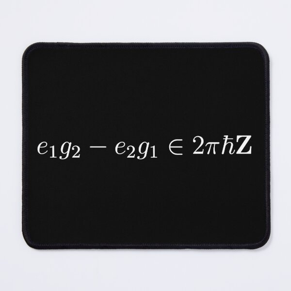 Item preview, Dirac quantization condition, quantum physics designed and sold by NoetherSym.