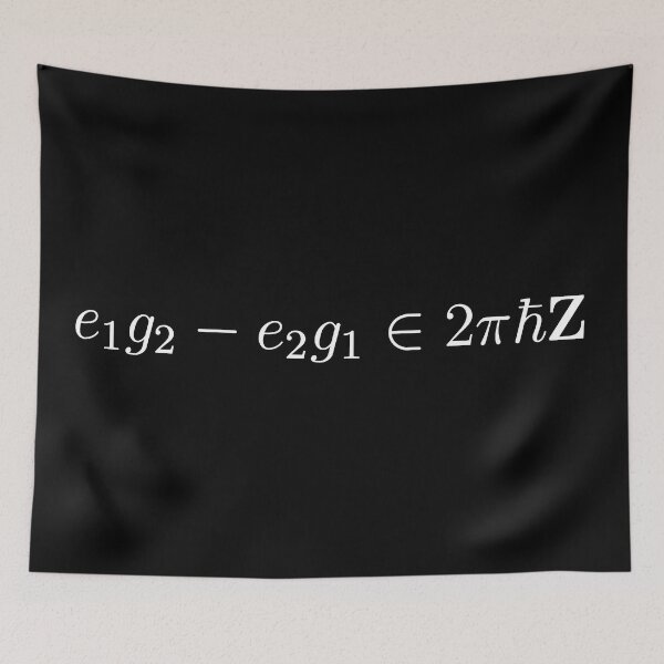 Item preview, Dirac quantization condition, quantum physics designed and sold by NoetherSym.