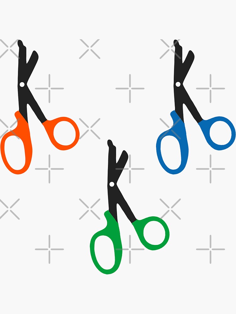 "Trauma shears for nurses pack" Sticker for Sale by ARLANGONSALVES