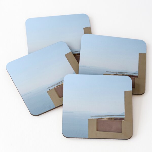 Item preview, Empty Balcony Over Santorini Caldera designed and sold by cvt01.