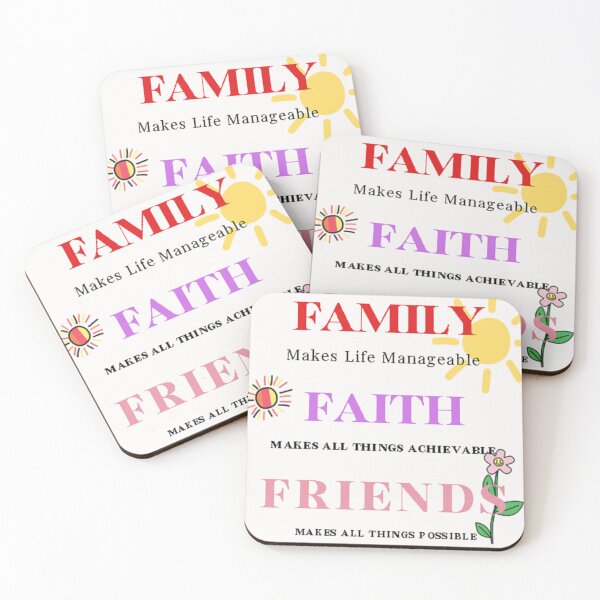 Artikelvorschau, Family, Faith and Friends Make Everything Better entworfen und verkauft von Chris Purdy.