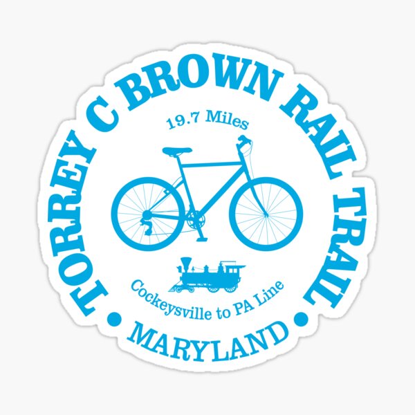 Item preview, Torrey C Brown Rail Trail (Cycling) designed and sold by curranmorgan.