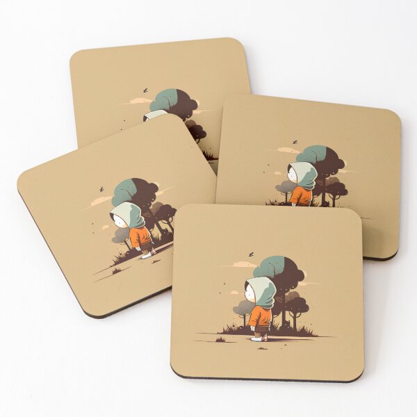 Item preview, Flat Cartoon Boy With Trees Digital Painting designed and sold by CodeAndColors.
