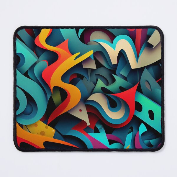Item preview, Modern Flat Urban Graffiti Pattern Digital Painting designed and sold by CodeAndColors.