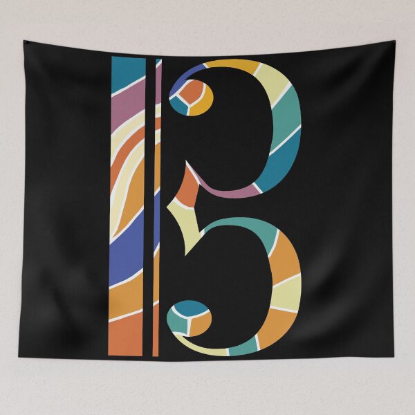 Item preview, Alto clef tenor clef colorful designed and sold by piesdesignart.