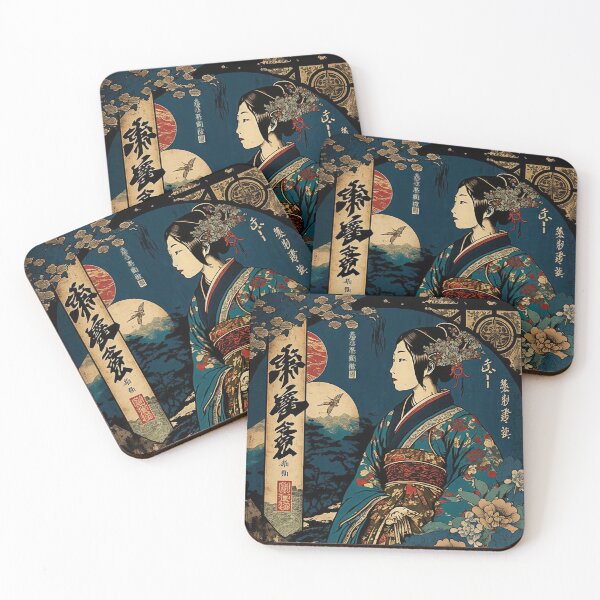 Item preview, Original art Vintage style Japanese Travel Poster Print designed and sold by Charlies-Artbox.