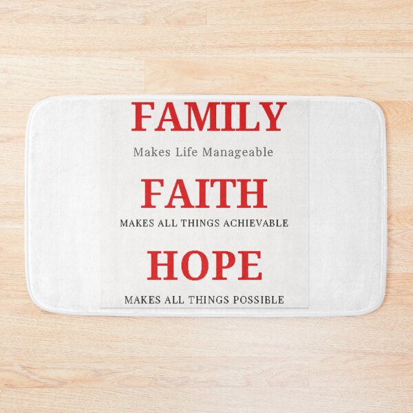 Artikelvorschau, Faith, Family and Hope is my magic pill... entworfen und verkauft von Chris Purdy.