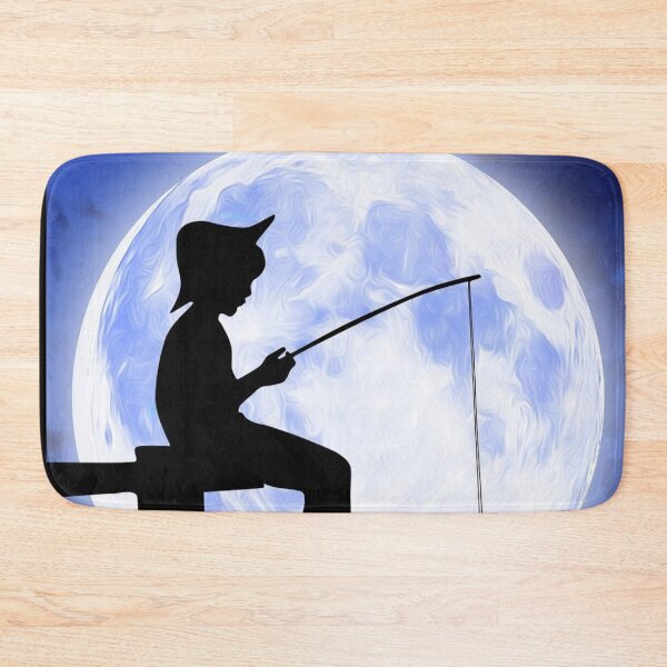 Item preview, Boy Fishing under Moon designed and sold by Soy-el-Soil.