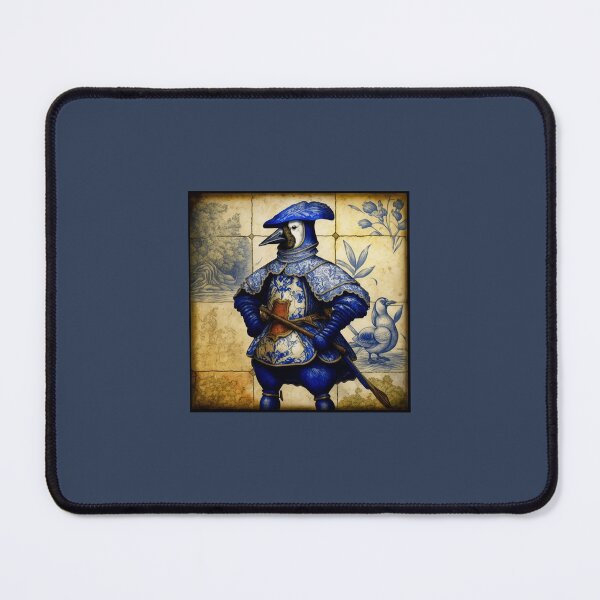 Item preview, Duck knight in blue tile - 3 designed and sold by estrucida.
