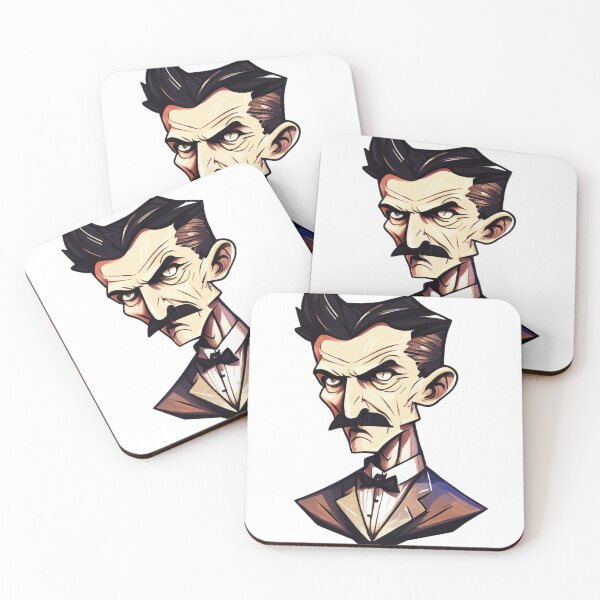 Item preview, NIKOLA TESLA CARTOON STYLE  designed and sold by KiziuMiziu ⭐⭐⭐⭐⭐.