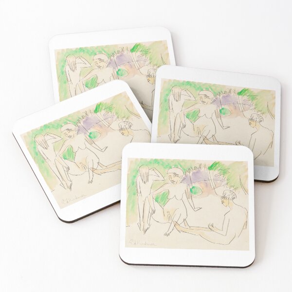 Item preview, Ernst Ludwig Kirchner Drei Frauenakte (1911) Tres desnudos femeninos designed and sold by TeeARTHY.