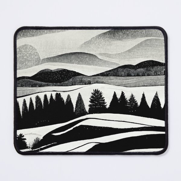 Item preview, Pine Forest Hills:Block Art designed and sold by Studio Axis.