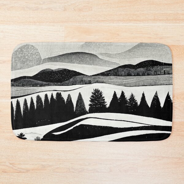 Item preview, Pine Forest Hills:Block Art designed and sold by Studio Axis.