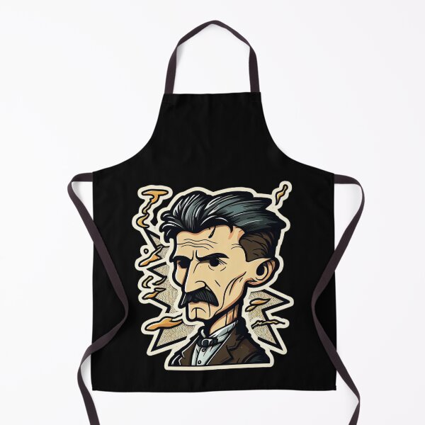 Item preview, NIKOLA TESLA CARTOON STYLE  designed and sold by KiziuMiziu ⭐⭐⭐⭐⭐.