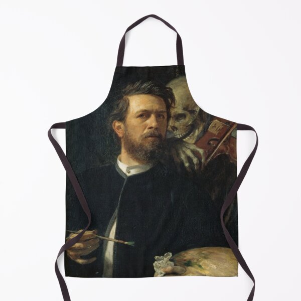 Item preview, Self-Portrait with Death Playing the Fiddle Painting designed and sold by Anaksarxos.