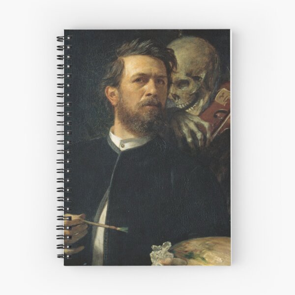 Item preview, Self-Portrait with Death Playing the Fiddle Painting designed and sold by Anaksarxos.