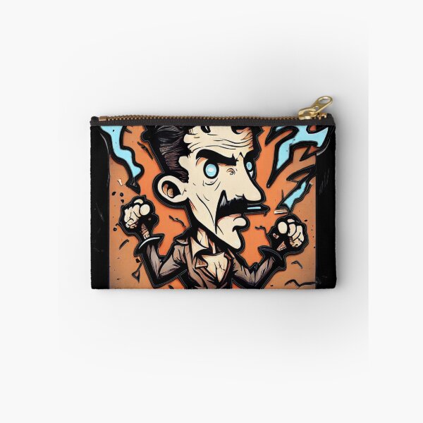 Item preview, NIKOLA TESLA CARTOON STYLE  designed and sold by KiziuMiziu ⭐⭐⭐⭐⭐.