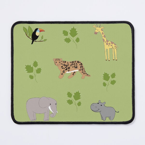 Item preview, Safari wildlife watch toucan giraffe leopard elephant hippo designed and sold by glowvim.