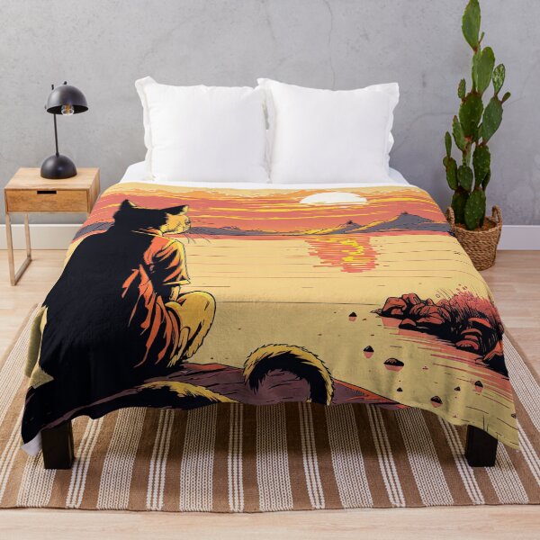 Item preview, cat looking at sunset designed and sold by Chillapy.