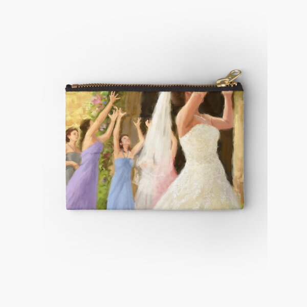 Item preview, Bride tossing the bouquet designed and sold by Daniel Rodgers.
