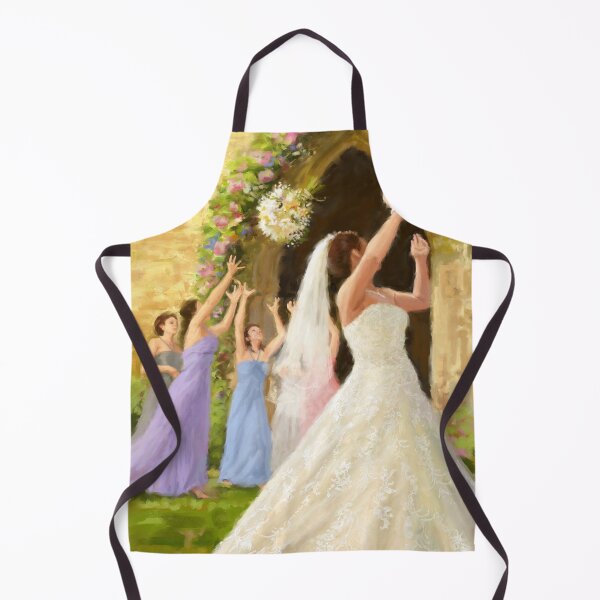 Item preview, Bride tossing the bouquet designed and sold by Daniel Rodgers.