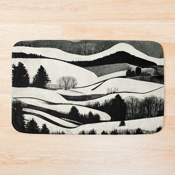 Item preview, Winter Fields: Block Art designed and sold by Studio Axis.