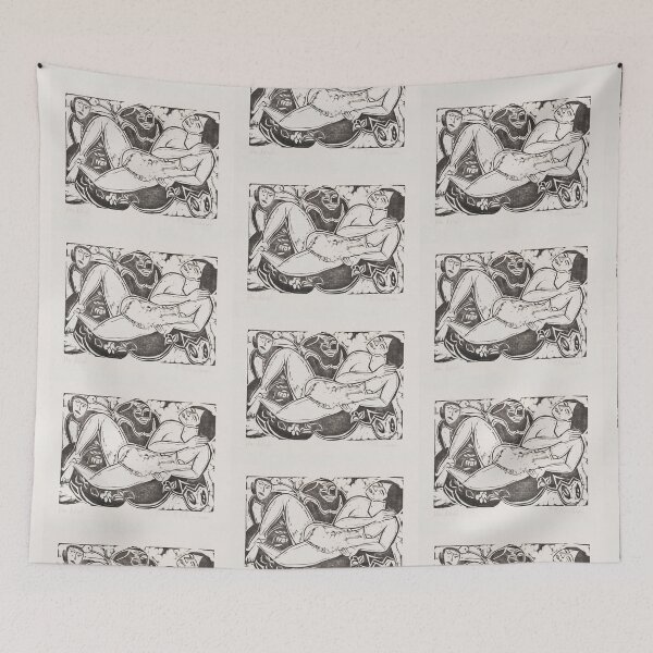 Item preview, Ernst Ludwig Kirchner  Liegender Akt (1911) recumbent nude designed and sold by TeeARTHY.