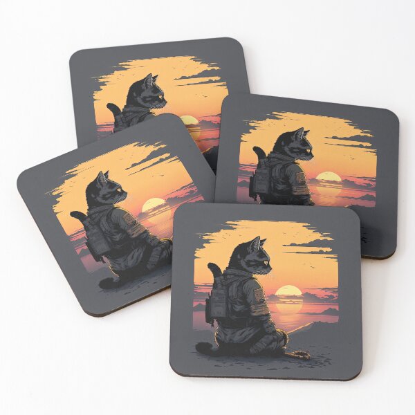 Item preview, gato mirando el atardecer designed and sold by Chillapy.