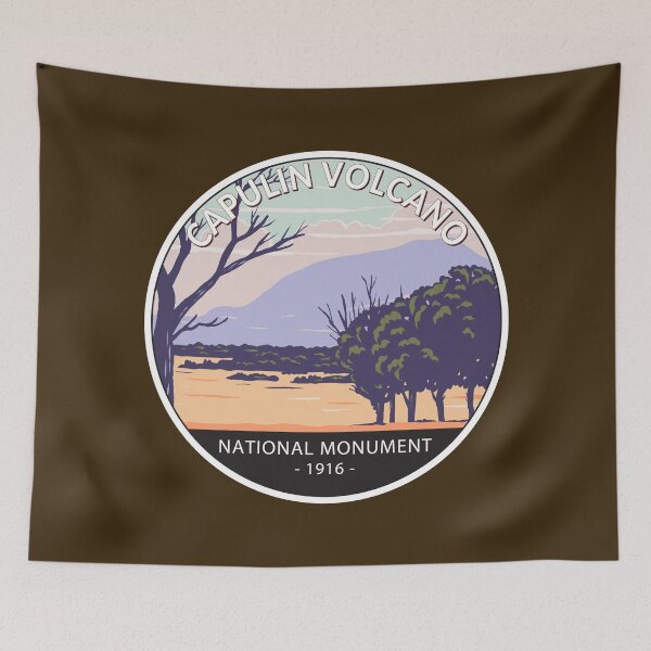 Item preview, Capulin Volcano National Monument New Mexico Circle designed and sold by KrisSidDesigns.