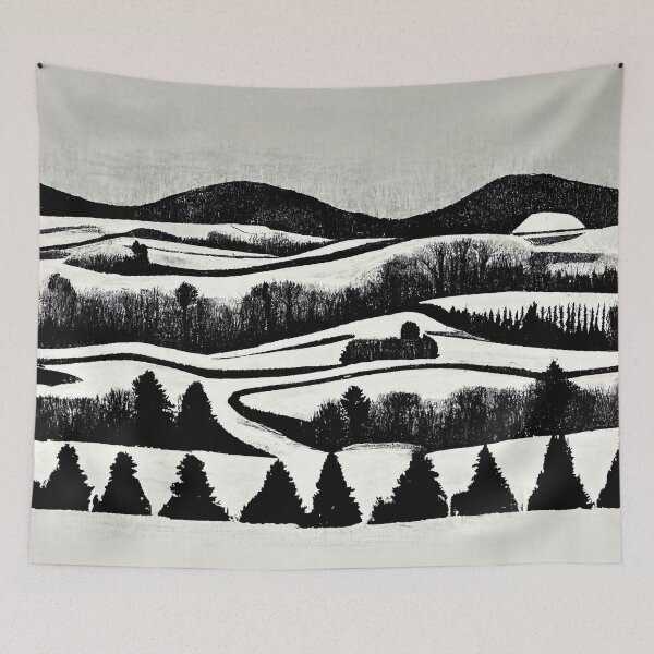 Item preview, Pine Row:Block Art designed and sold by Studio Axis.