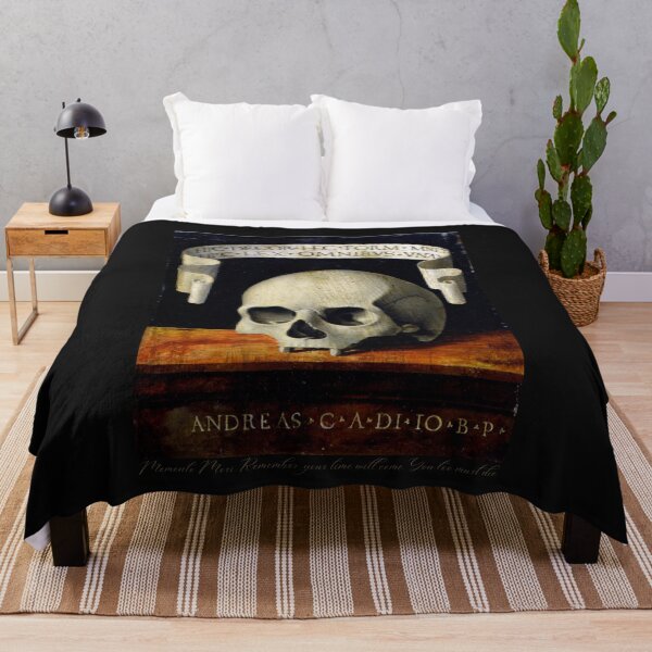 Item preview, Portrait of a Man Painting - Memento Mori (Back) designed and sold by Anaksarxos.