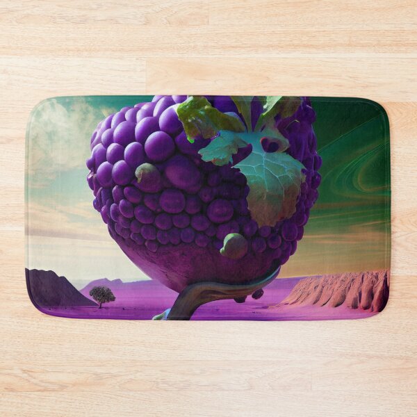 Item preview, Massive Grape Growing on Alien Planet Digital Painting designed and sold by CodeAndColors.