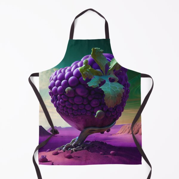 Artikelvorschau, Massive Grape Growing on Alien Planet Digital Painting entworfen und verkauft von CodeAndColors.