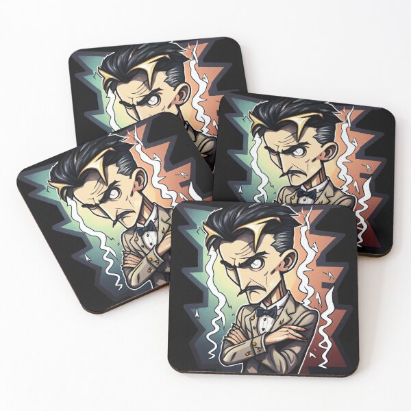 Item preview, NIKOLA TESLA CARTOON STYLE  designed and sold by KiziuMiziu ⭐⭐⭐⭐⭐.
