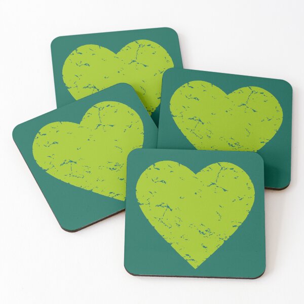 Item preview, Green Heart - green heart - nature - used look designed and sold by Luzi Illustrella.