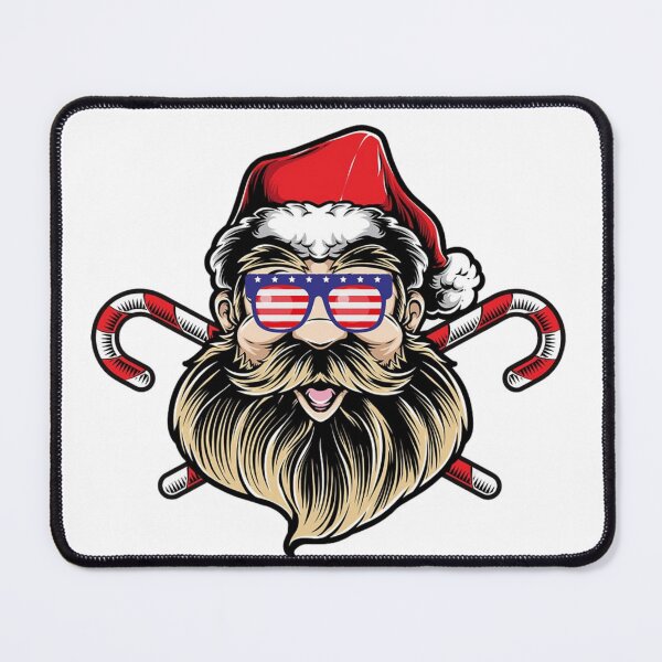 Item preview, cool santa claus face with sunglasses designed and sold by BORHIM-ART.